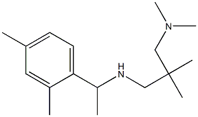 {2-[(dimethylamino)methyl]-2-methylpropyl}[1-(2,4-dimethylphenyl)ethyl]amine Struktur