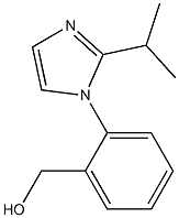 {2-[2-(propan-2-yl)-1H-imidazol-1-yl]phenyl}methanol Struktur