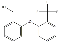 {2-[2-(trifluoromethyl)phenoxy]phenyl}methanol Struktur