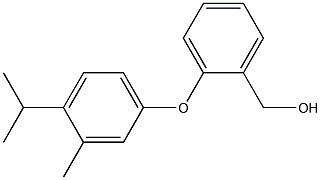 {2-[3-methyl-4-(propan-2-yl)phenoxy]phenyl}methanol Struktur