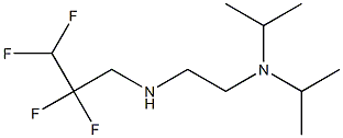 {2-[bis(propan-2-yl)amino]ethyl}(2,2,3,3-tetrafluoropropyl)amine Struktur