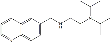 {2-[bis(propan-2-yl)amino]ethyl}(quinolin-6-ylmethyl)amine Struktur