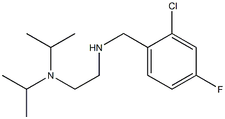 {2-[bis(propan-2-yl)amino]ethyl}[(2-chloro-4-fluorophenyl)methyl]amine Struktur