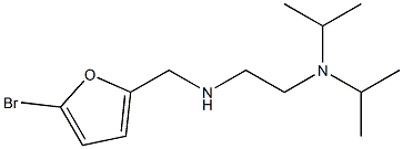 {2-[bis(propan-2-yl)amino]ethyl}[(5-bromofuran-2-yl)methyl]amine Struktur