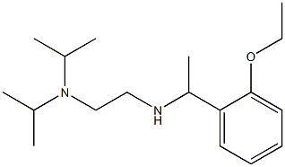 {2-[bis(propan-2-yl)amino]ethyl}[1-(2-ethoxyphenyl)ethyl]amine Struktur