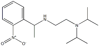 {2-[bis(propan-2-yl)amino]ethyl}[1-(2-nitrophenyl)ethyl]amine Struktur