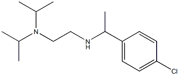 {2-[bis(propan-2-yl)amino]ethyl}[1-(4-chlorophenyl)ethyl]amine Struktur