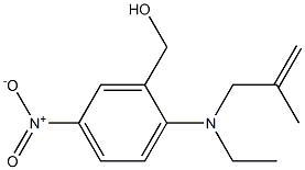 {2-[ethyl(2-methylprop-2-en-1-yl)amino]-5-nitrophenyl}methanol Struktur