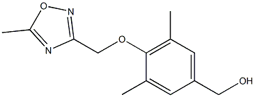 {3,5-dimethyl-4-[(5-methyl-1,2,4-oxadiazol-3-yl)methoxy]phenyl}methanol Struktur