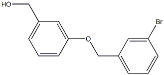 {3-[(3-bromophenyl)methoxy]phenyl}methanol Struktur