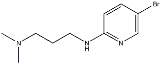 {3-[(5-bromopyridin-2-yl)amino]propyl}dimethylamine Struktur