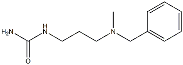 {3-[benzyl(methyl)amino]propyl}urea Struktur