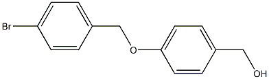 {4-[(4-bromophenyl)methoxy]phenyl}methanol Struktur