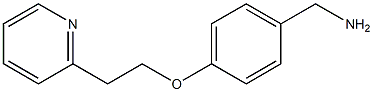 {4-[2-(pyridin-2-yl)ethoxy]phenyl}methanamine Struktur