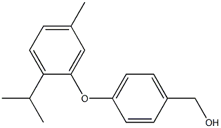 {4-[5-methyl-2-(propan-2-yl)phenoxy]phenyl}methanol Struktur