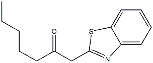 1-(1,3-benzothiazol-2-yl)heptan-2-one Struktur