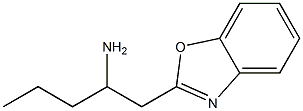 1-(1,3-benzoxazol-2-yl)pentan-2-amine Struktur