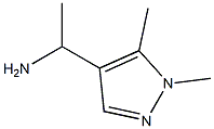 1-(1,5-dimethyl-1H-pyrazol-4-yl)ethan-1-amine Struktur