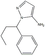 1-(1-phenylbutyl)-1H-pyrazol-5-amine Struktur