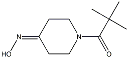 1-(2,2-dimethylpropanoyl)piperidin-4-one oxime Struktur