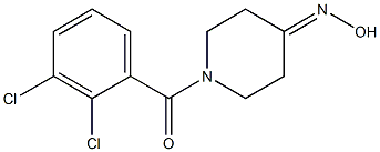 1-(2,3-dichlorobenzoyl)piperidin-4-one oxime Struktur