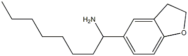 1-(2,3-dihydro-1-benzofuran-5-yl)octan-1-amine Struktur