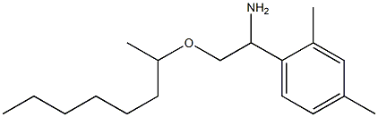 1-(2,4-dimethylphenyl)-2-(octan-2-yloxy)ethan-1-amine Struktur