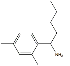 1-(2,4-dimethylphenyl)-2-methylpentan-1-amine Struktur