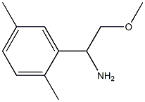 1-(2,5-dimethylphenyl)-2-methoxyethanamine Struktur