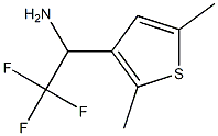 1-(2,5-dimethylthiophen-3-yl)-2,2,2-trifluoroethan-1-amine Struktur