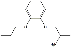 1-(2-aminopropoxy)-2-propoxybenzene Struktur