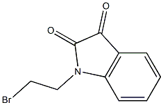 1-(2-bromoethyl)-2,3-dihydro-1H-indole-2,3-dione Struktur