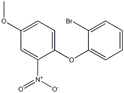 1-(2-bromophenoxy)-4-methoxy-2-nitrobenzene Struktur