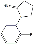 1-(2-fluorophenyl)pyrrolidin-2-imine Struktur