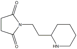 1-(2-piperidin-2-ylethyl)pyrrolidine-2,5-dione Struktur