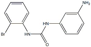 1-(3-aminophenyl)-3-(2-bromophenyl)urea Struktur