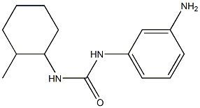 1-(3-aminophenyl)-3-(2-methylcyclohexyl)urea Struktur