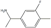 1-(3-fluoro-4-methylphenyl)ethanamine Struktur