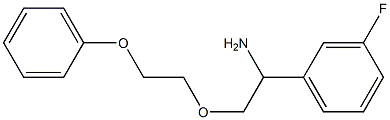 1-(3-fluorophenyl)-2-(2-phenoxyethoxy)ethan-1-amine Struktur