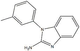 1-(3-methylphenyl)-1H-1,3-benzodiazol-2-amine Struktur