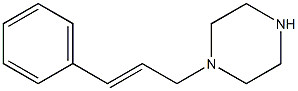 1-(3-phenylprop-2-en-1-yl)piperazine Struktur