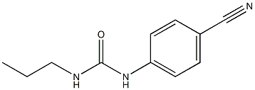 1-(4-cyanophenyl)-3-propylurea Struktur