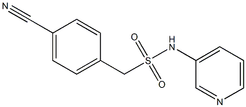 1-(4-cyanophenyl)-N-(pyridin-3-yl)methanesulfonamide Struktur