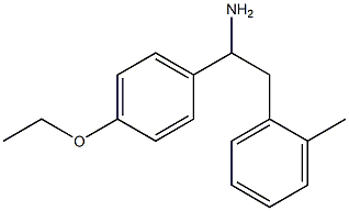 1-(4-ethoxyphenyl)-2-(2-methylphenyl)ethan-1-amine Struktur