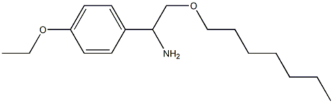 1-(4-ethoxyphenyl)-2-(heptyloxy)ethan-1-amine Struktur