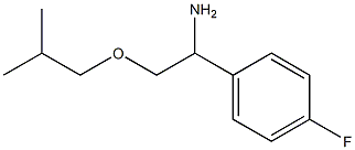 1-(4-fluorophenyl)-2-(2-methylpropoxy)ethan-1-amine Struktur