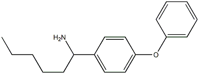 1-(4-phenoxyphenyl)hexan-1-amine Struktur