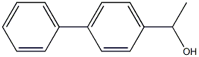 1-(4-phenylphenyl)ethan-1-ol Struktur