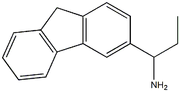 1-(9H-fluoren-3-yl)propan-1-amine Struktur