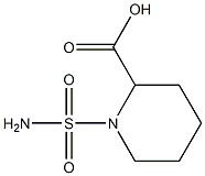 1-(aminosulfonyl)piperidine-2-carboxylic acid Struktur